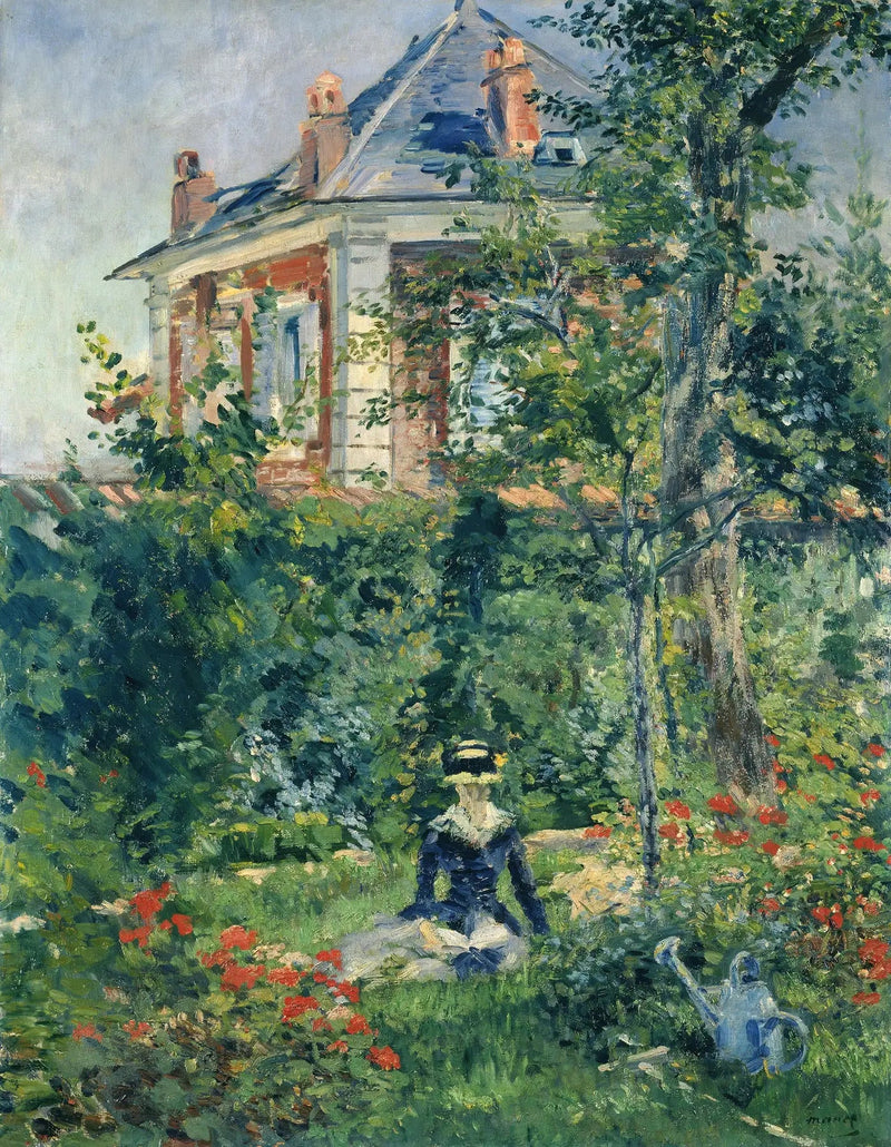 Eine Ecke des Gartens von Bellevue - Édouard Manet