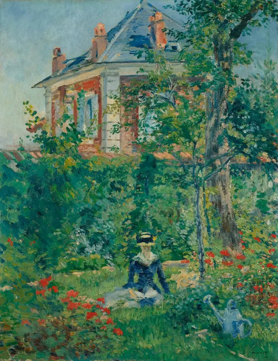 Eine Ecke des Gartens von Bellevue - Édouard Manet