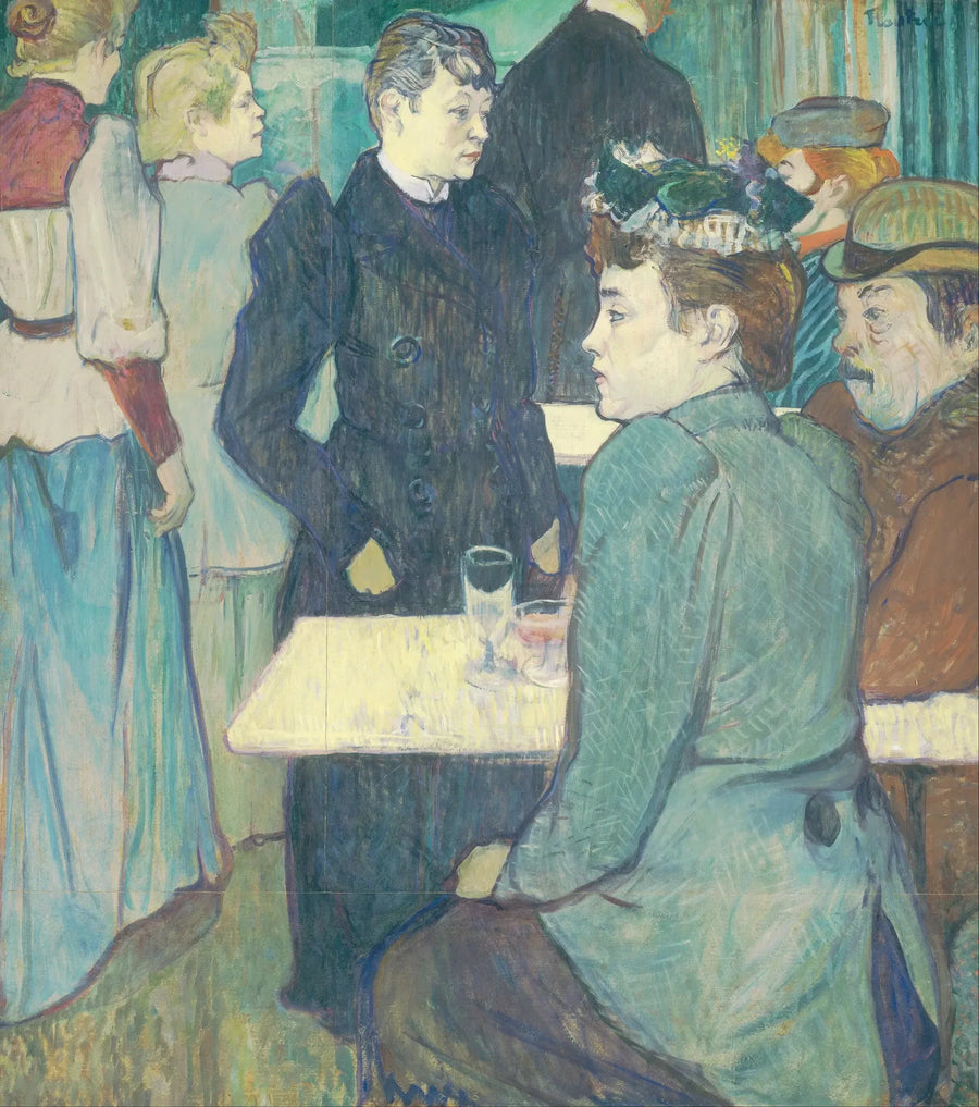 Eine Ecke der Mühle von Galette - Henri de Toulouse-Lautrec