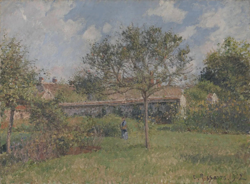 Eine Ecke der Wiese in Eragny - Camille Pissarro