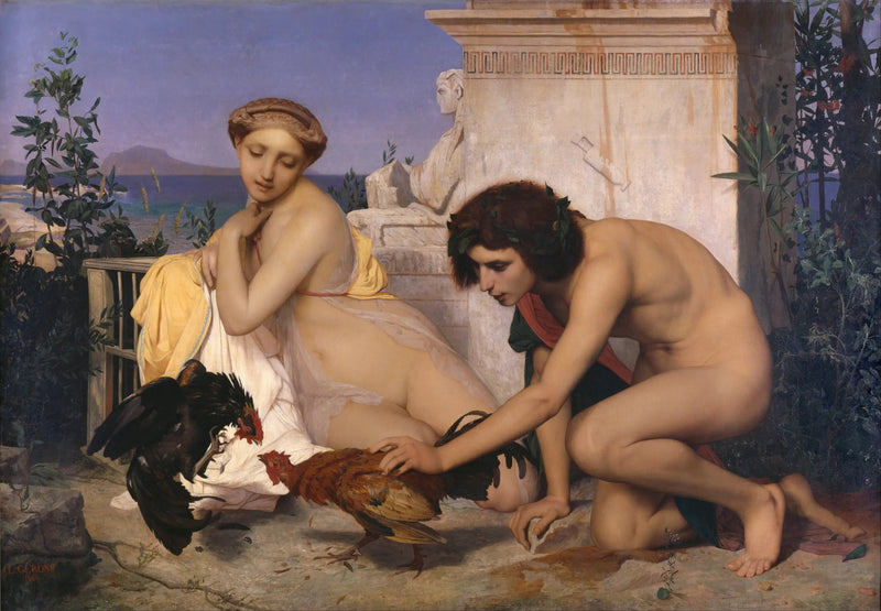 Ein Hahnenkampf - Jean-Léon Gérôme
