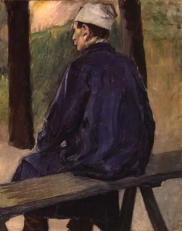 Ein Genesender - Henri de Toulouse-Lautrec