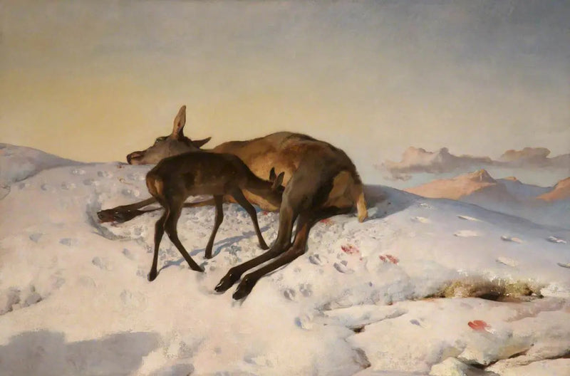 Ein Zufallsschuss - Edwin Henry Landseer