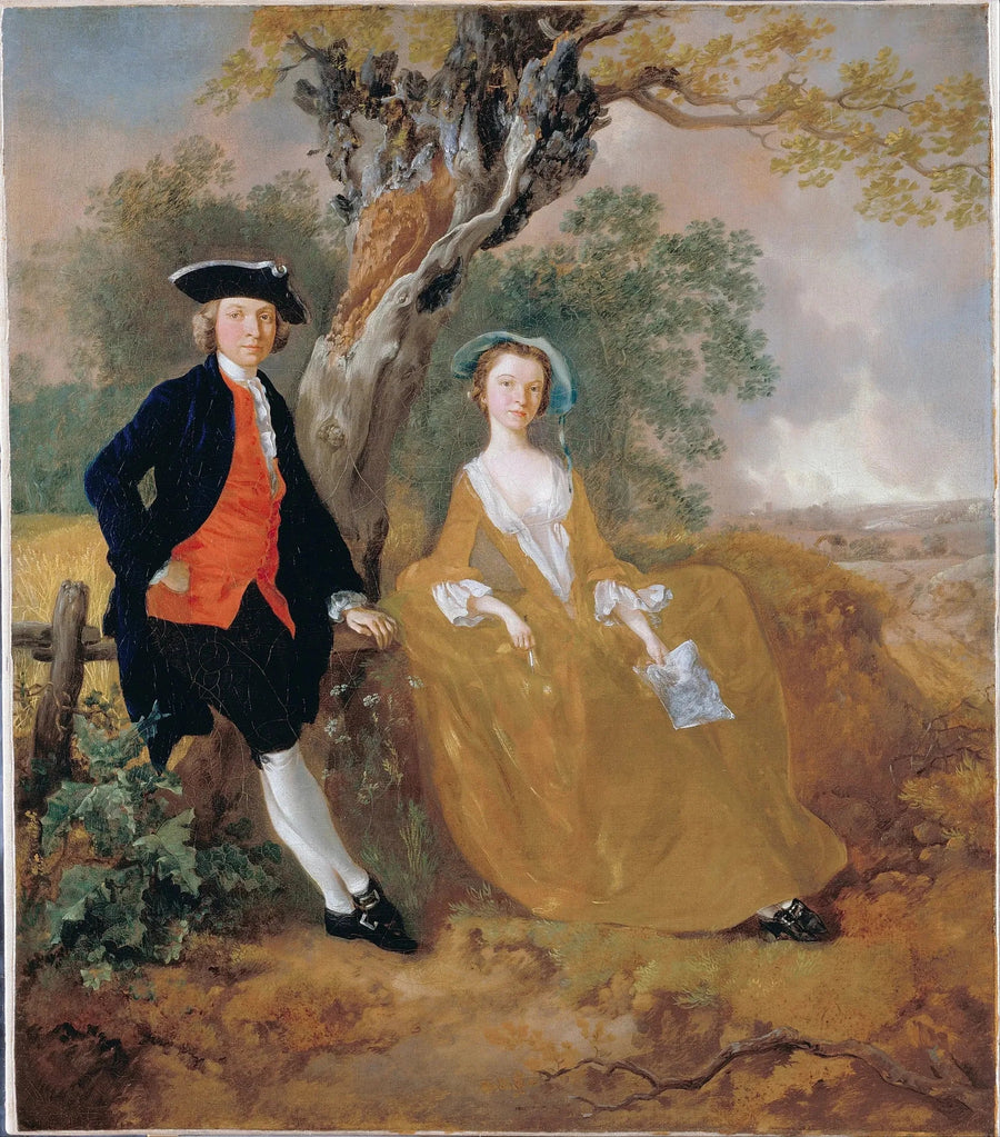 Ein Paar in einer Landschaft - Thomas Gainsborough