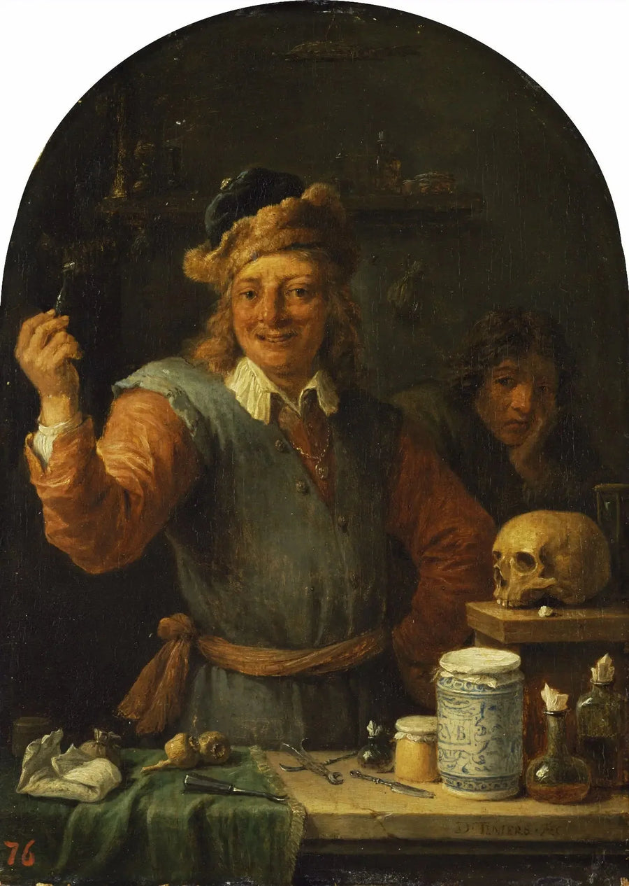 Ein Zahnarzt in seiner Praxis - David Teniers der Jüngere