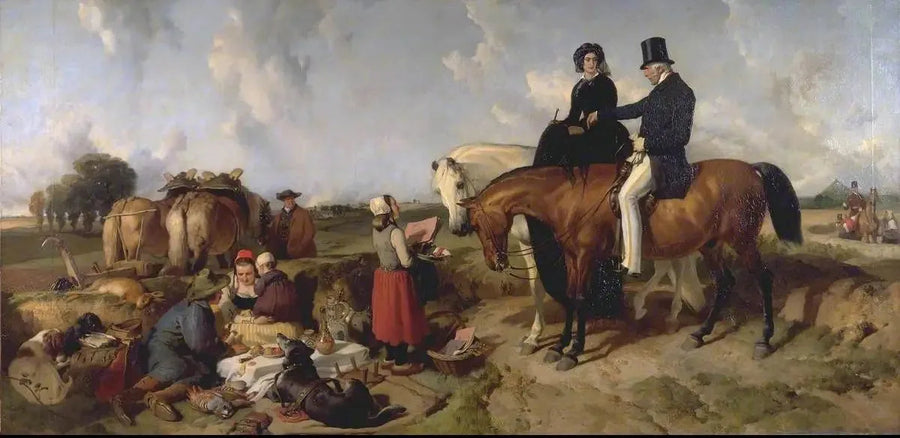 Ein Dialog bei Waterloo - Edwin Henry Landseer