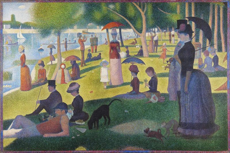 Ein Sonntagnachmittag auf der Insel La Grande Jatte - Georges Seurat