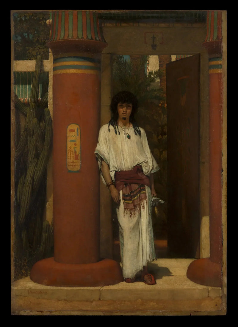 Ein Ägypter in einer Tür - Lawrence Alma-Tadema