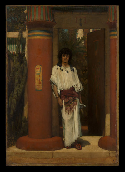 Un Égyptien dans une porte - Lawrence Alma-Tadema - Alpha Reproduction