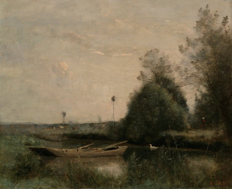 Ein Teich in Mortain - Jean-Baptiste Camille Corot