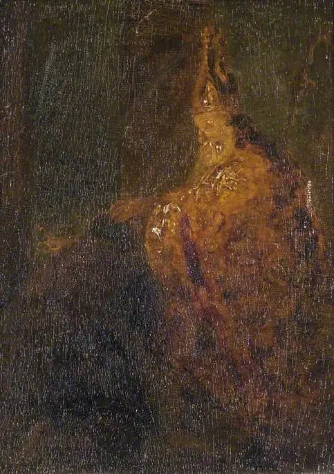 Ein Bischof, der einen Büßer segnet - Antoine van Dyck