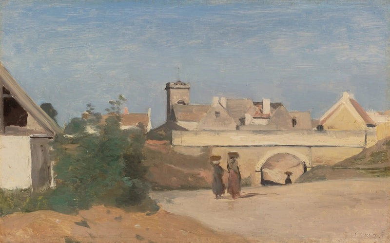 Ein Vorort der Stadt (Rochefort-sur-Mer, Charente) - Jean-Baptiste Camille Corot