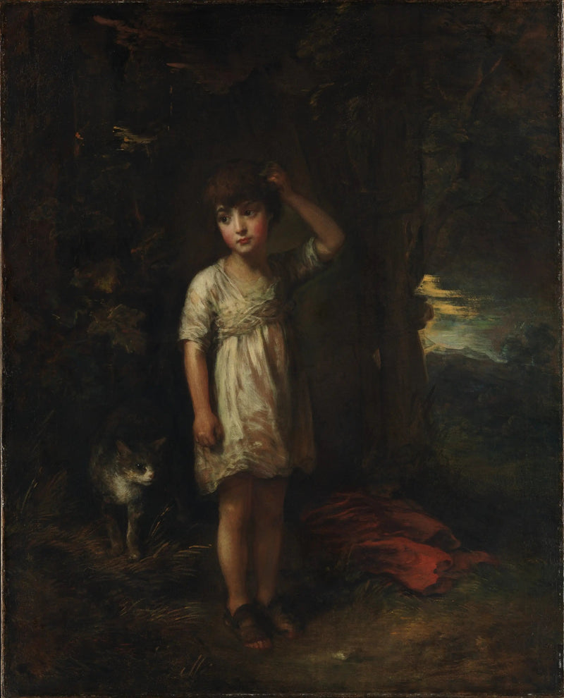 Ein Junge mit einer Katze — Morgen - Thomas Gainsborough