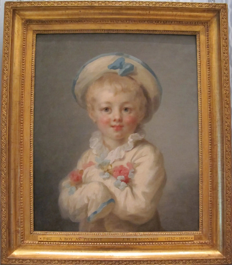 Ein Junge in Pierrot - Jean-Honoré Fragonard