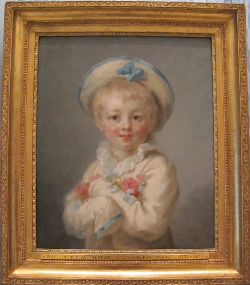 Ein Junge in Pierrot - Jean-Honoré Fragonard