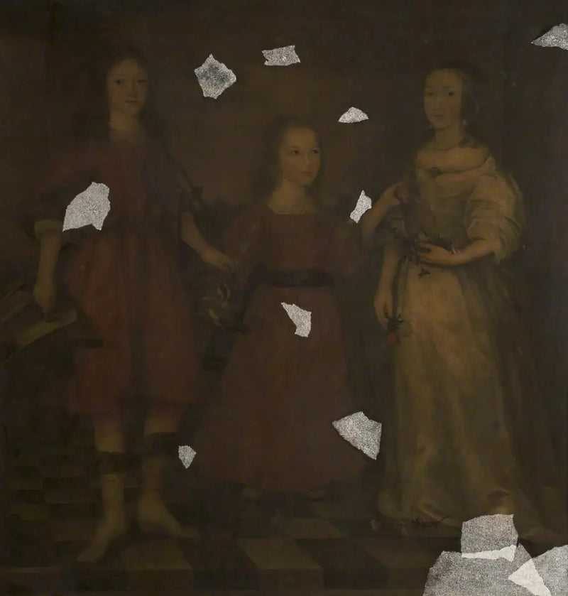Ein Junge und zwei Mädchen - Antoine van Dyck