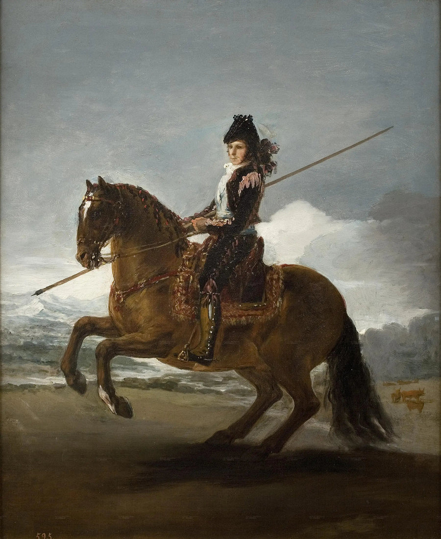 Ein Garrochista - Francisco de Goya