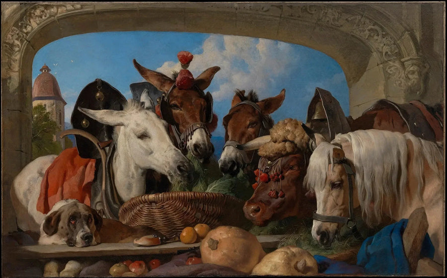 Eine Gruppe von Tieren, Genève - Edwin Henry Landseer