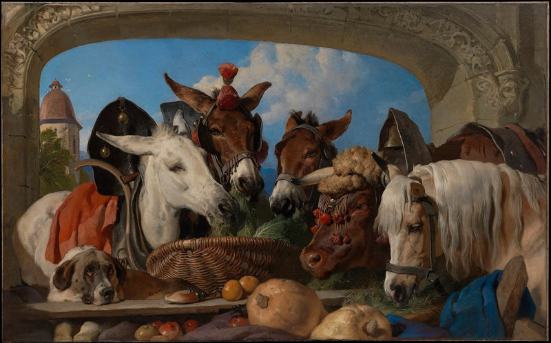 Eine Gruppe von Tieren, Genève - Edwin Henry Landseer