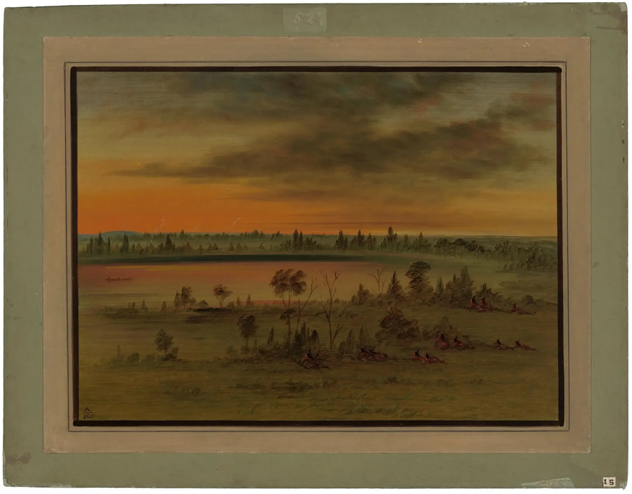 Eine Sioux-Kriegsgruppe - George Catlin