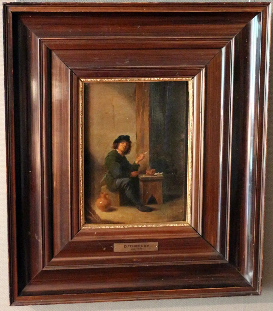 Ein Mann, der seine Pfeife raucht - David Teniers der Jüngere
