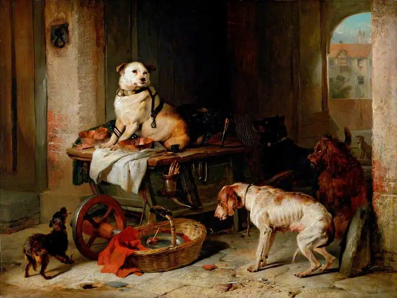Un Jack au bureau - Edwin Henry Landseer - Alpha Reproduction