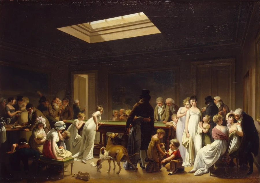 Billardspiel - Louis-Léopold Boilly