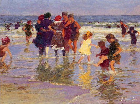 A July Day - Edward Henry Potthast - Reproductions de tableaux et peintures haut de gamme