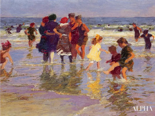 A July Day - Edward Henry Potthast - Reproductions de tableaux et peintures haut de gamme