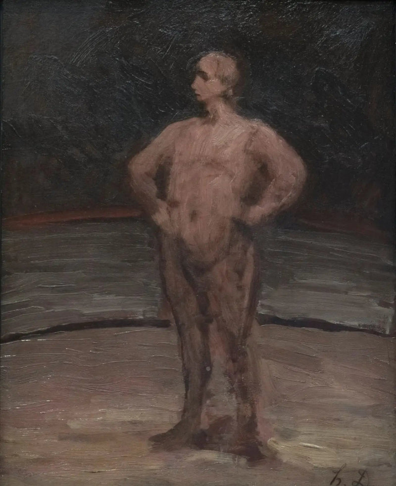 Ein stehender Kämpfer - Honoré Daumier