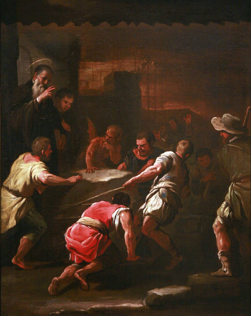 Ein Wunder des heiligen Benedikt - Luca Giordano