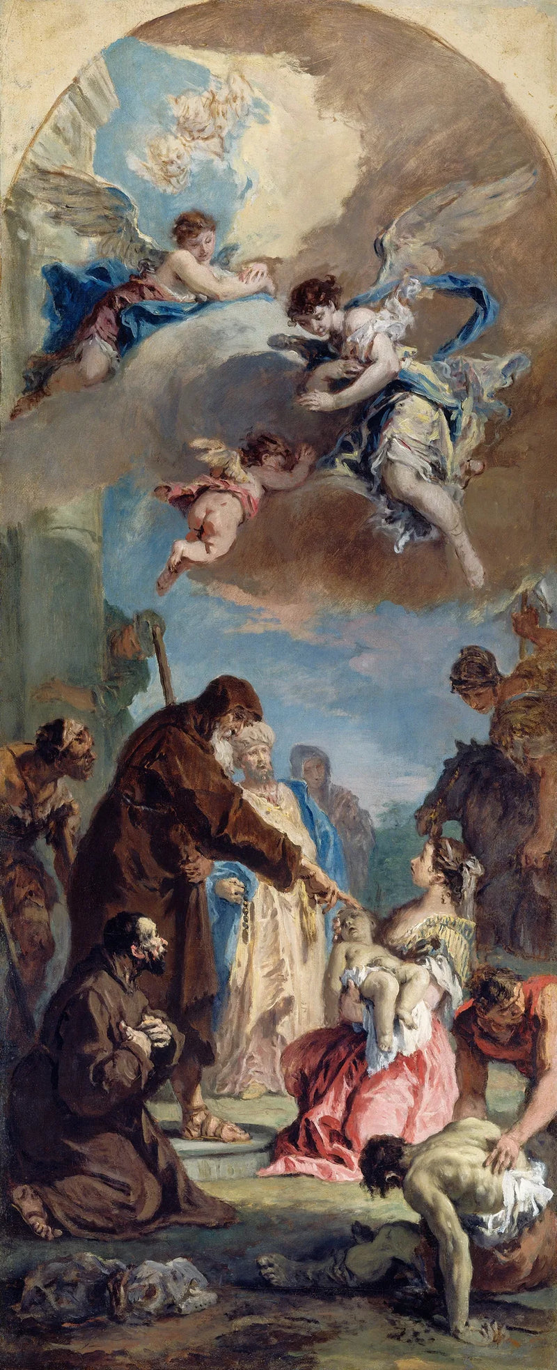 Ein Wunder des heiligen Franz von Paola - Sebastiano Ricci
