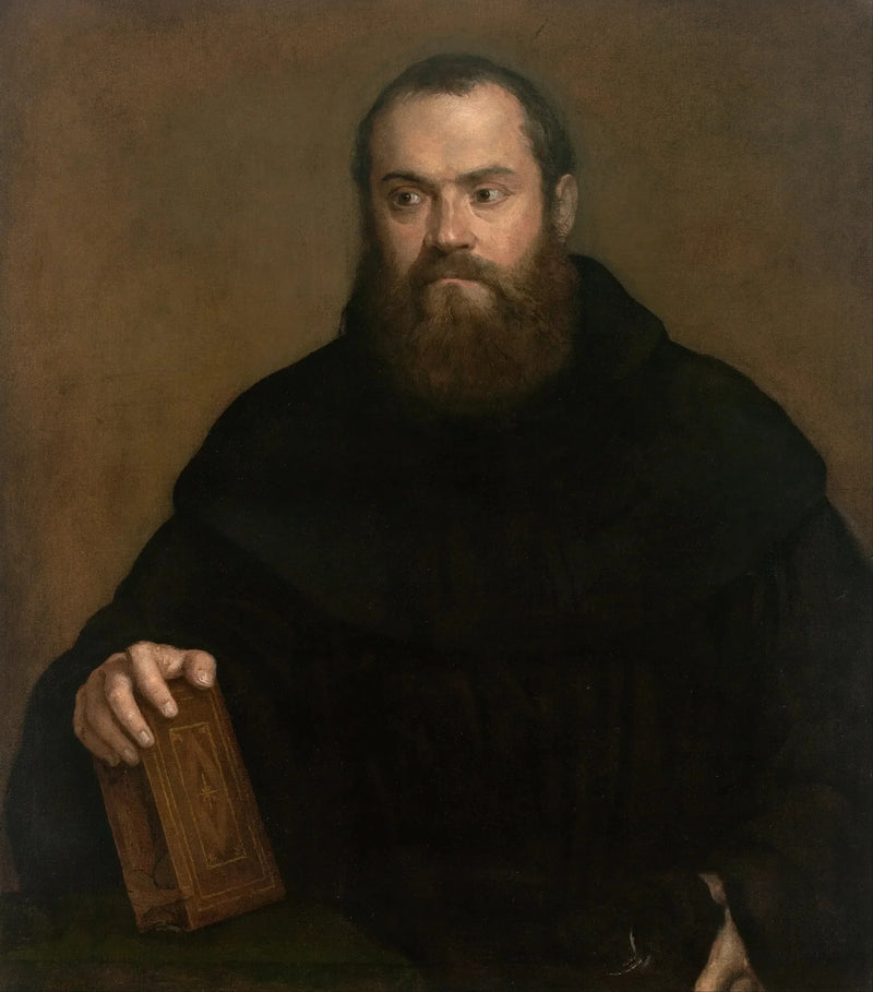 Ein Mönch mit einem Buch - Titian