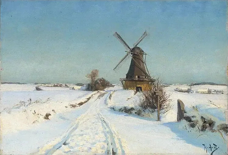 Ein Windmühle. - H. A. Brendekilde