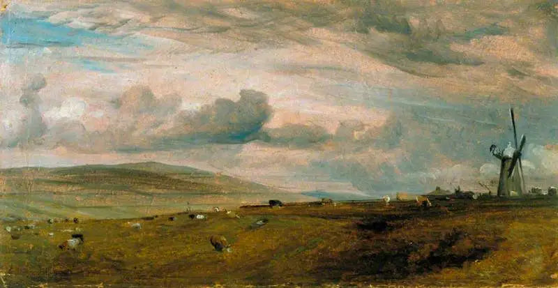 Ein Windmühle bei Brighton - John Constable