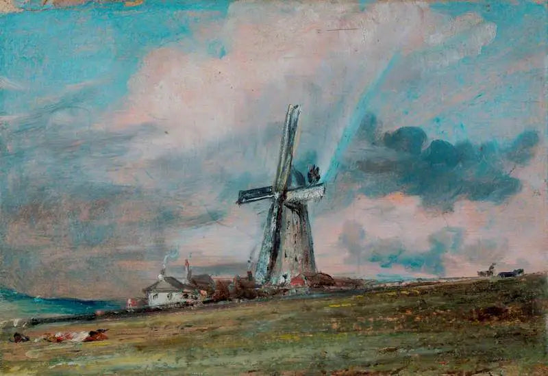Ein Windmühle auf den Downs bei Brighton - John Constable