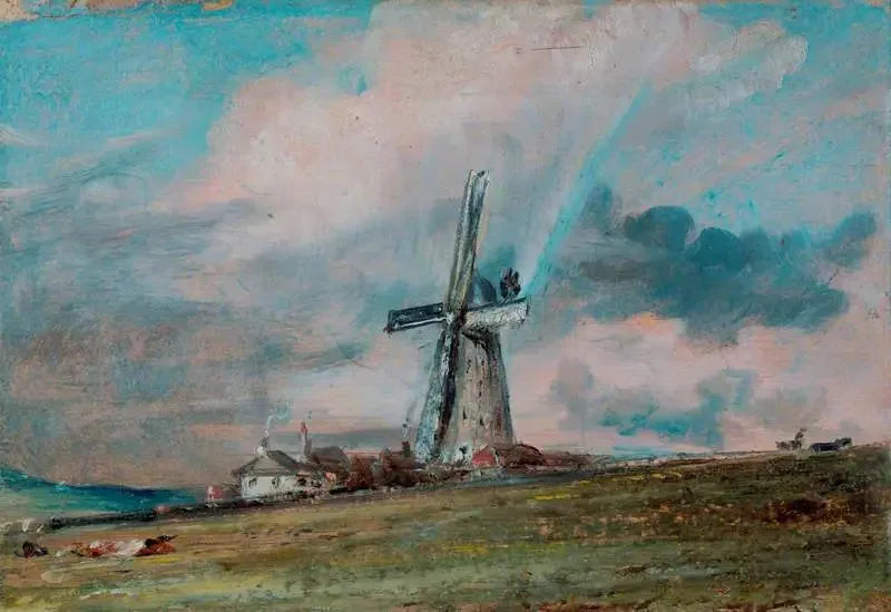 Ein Windmühle auf den Downs bei Brighton - John Constable