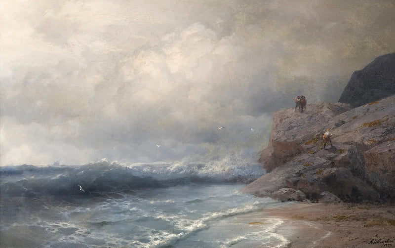 Ein Schiff in Gefahr - Ivan Aïvazovski
