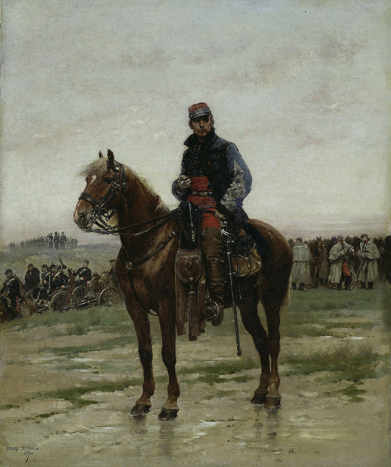 Ein berittener Offizier - Édouard Detaille