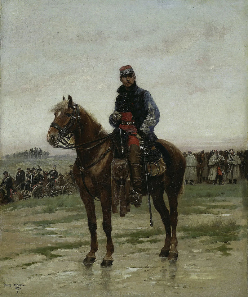 Ein berittener Offizier - Édouard Detaille