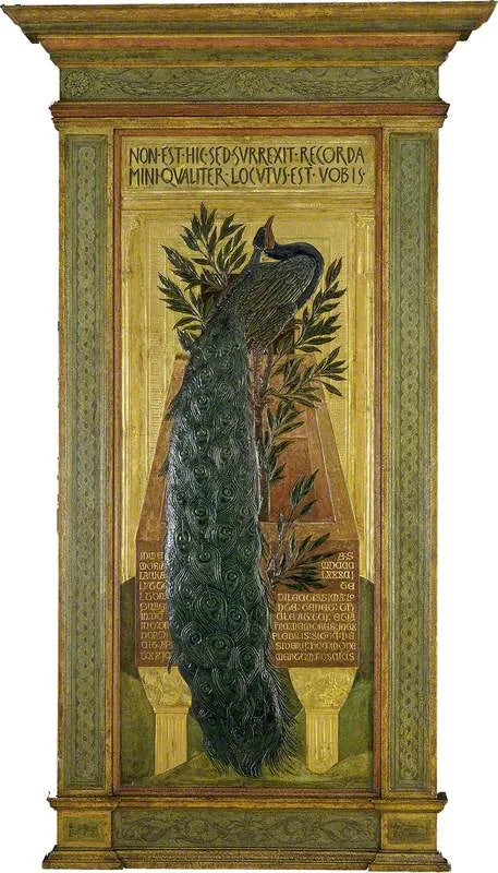 Ein Pfau - Edward Burne-Jones
