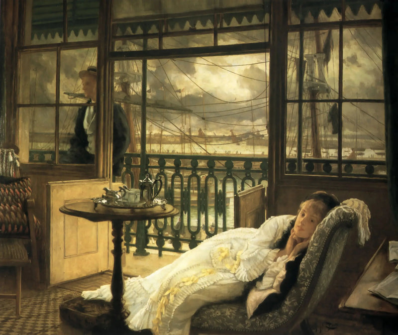 Ein orangefarbener Passagier - James Tissot