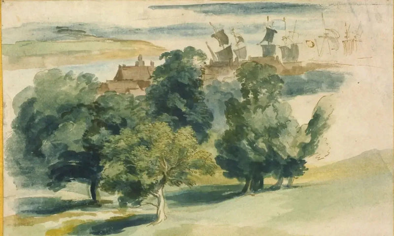 Ein englische Landschaft - Antoine van Dyck