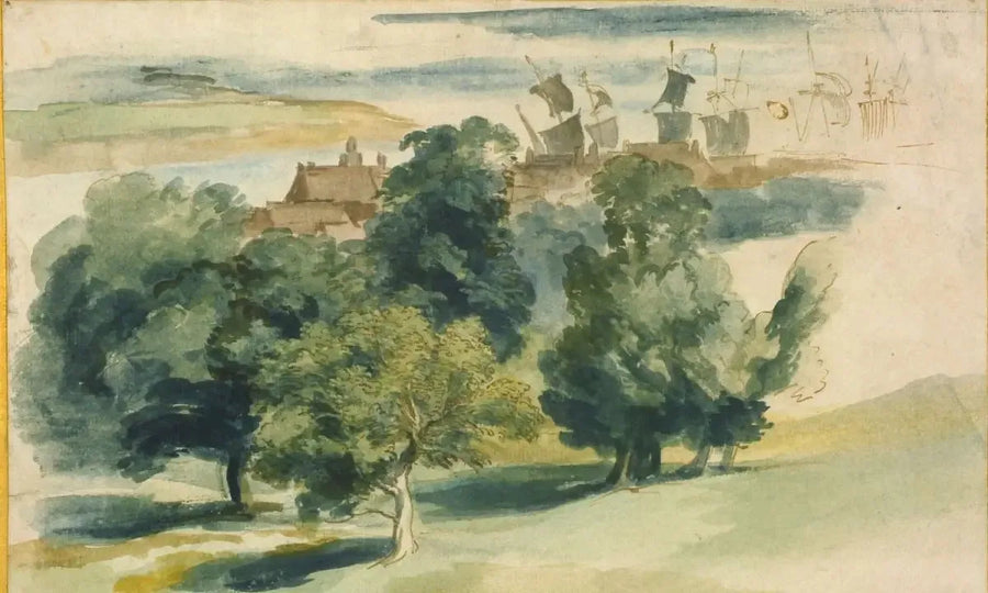 Ein englische Landschaft - Antoine van Dyck