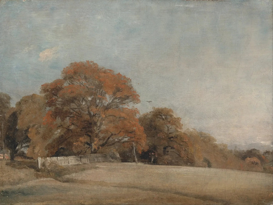 Ein herbstliches Landschaftsbild in East Bergholt - John Constable