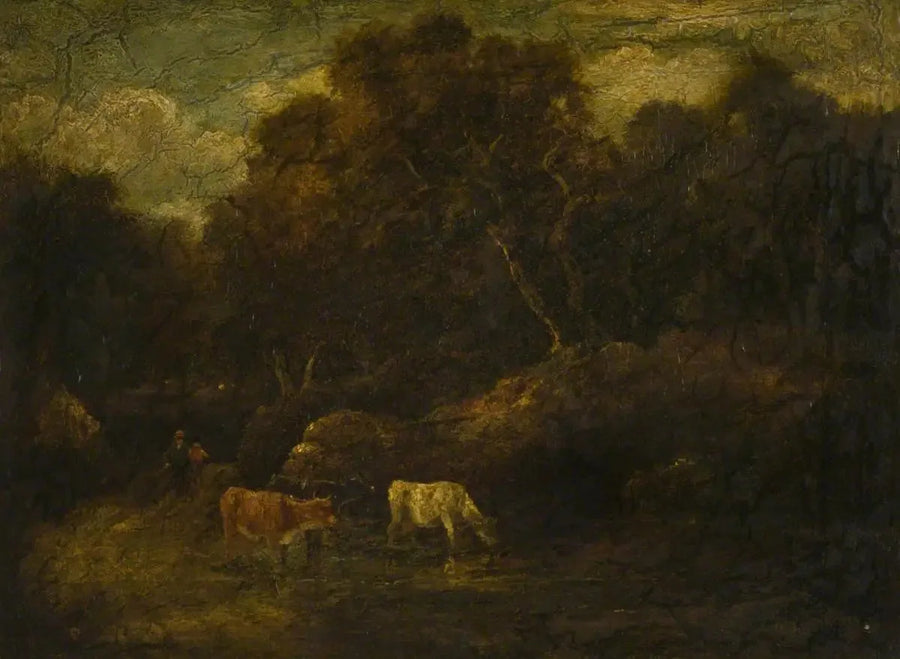 Ein bewaldetes Landschaftsbild - Thomas Gainsborough
