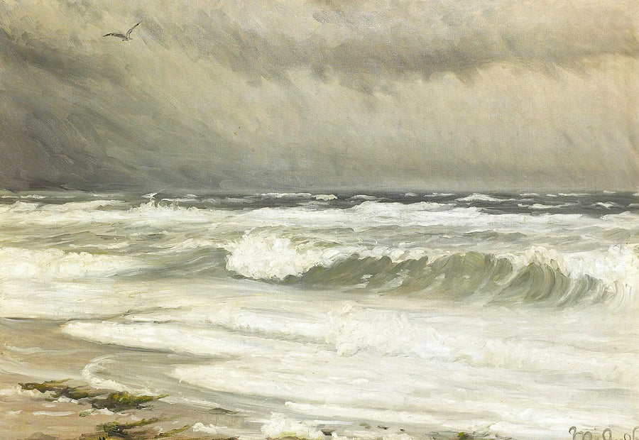 Eine Küstenlandschaft in Skagen. -Michael Peter Ancher