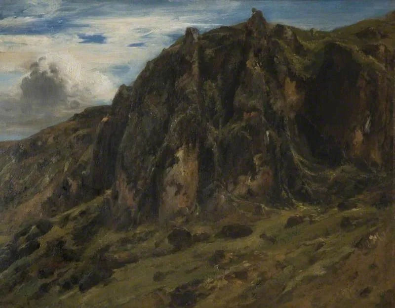 Un paysage en Auvergne - Théodore Rousseau image 1 reproduction d’œuvre d’art à l’huile