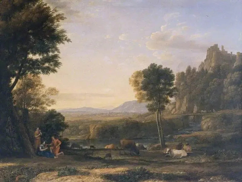 Ein ländliches Landschaftsbild - Claude Lorrain