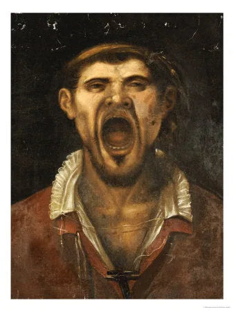 Un paysan - Agostino Carracci image 1 reproduction de peinture à l’huile